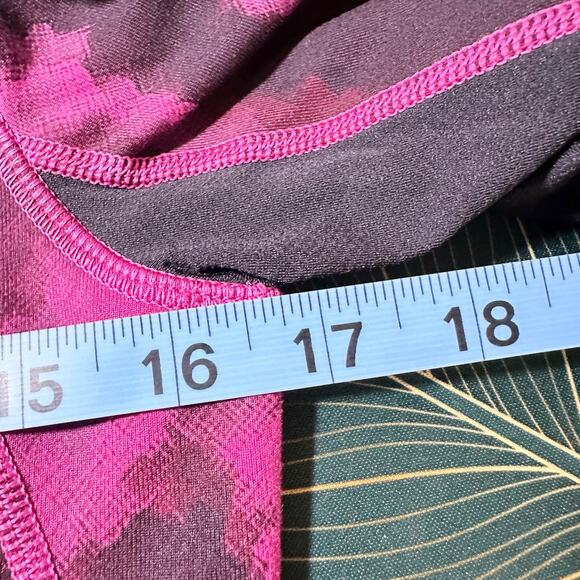 Lululemon Women Daily Practice Jacket Blooming Pixie Raspberry Black 4 - Picture 5 of 7